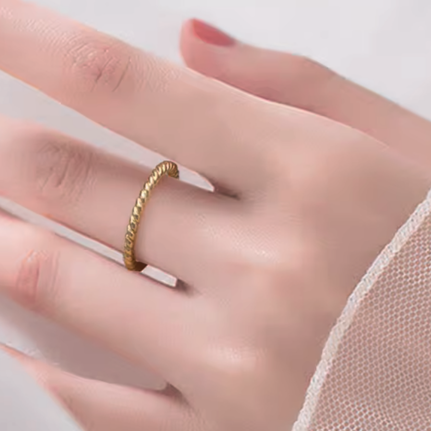 Whirlence Ring & Ohrring Set