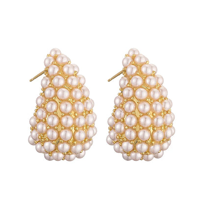 Aqua Pearl Ohrring